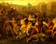 Follower of Giulio Romano - The Intervention of the Sabine Women